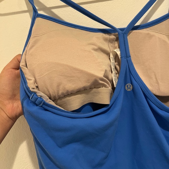 Lululemon Blue Power Y Tank Top Size 12 - Picture 7 of 7